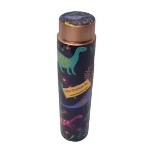 Dinosaur Printed Copper Bottle