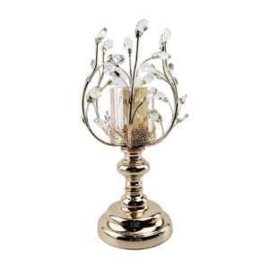 European Crystal metal Candlestick for Dining Table