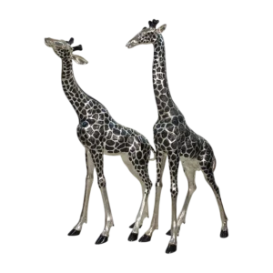 Garden Decoration alumimium giraffe showpiece
