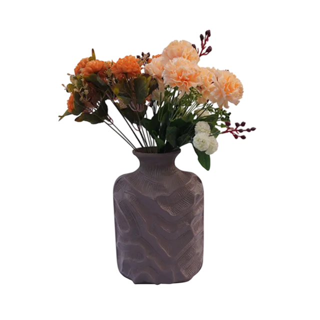 Minimalist creative aluminium flower vase
