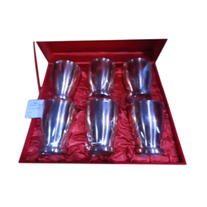 Pure copper water drinking glass set of 6
