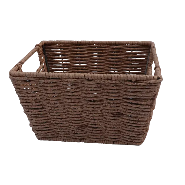 Rectangular Paper Rope Storage Baskets