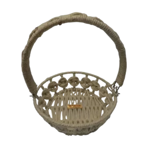 Round Jute Hamper Basket For Gifts