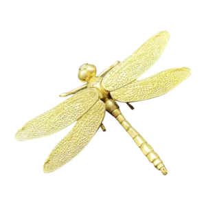 beautiful aluminium dragon fly figurine