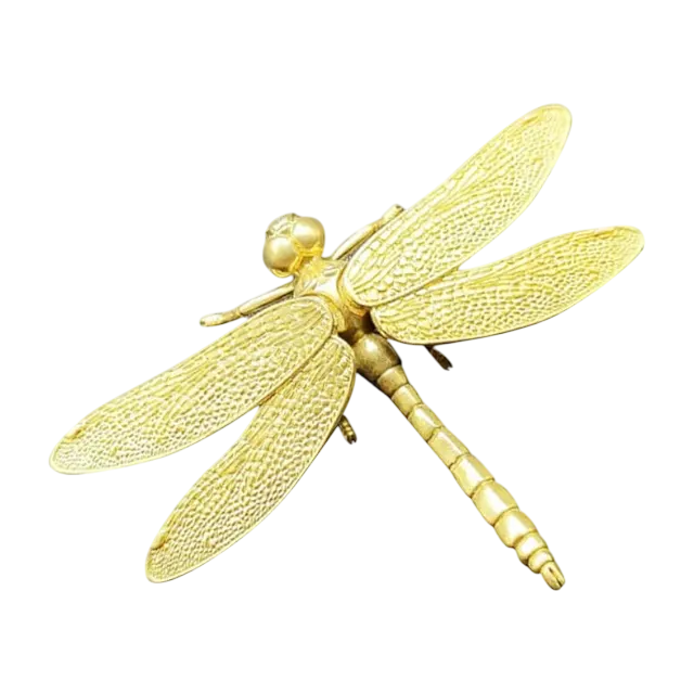 beautiful aluminium dragon fly figurine