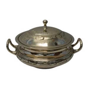 brass serving dish