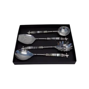 classic Metal serving spoon set