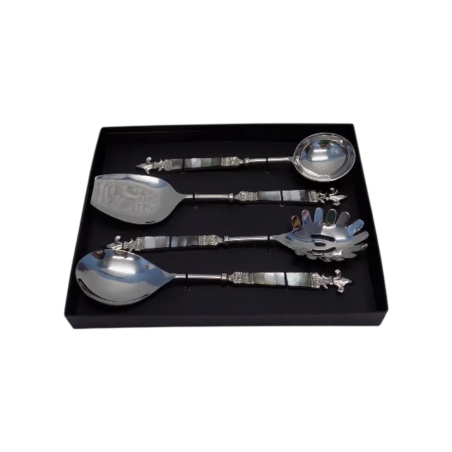 classic Metal serving spoon set