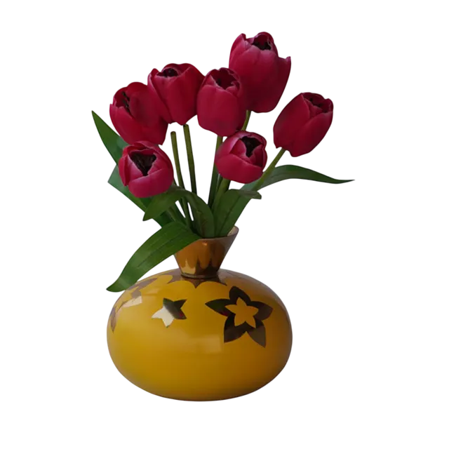 classsic aluminium flower vase