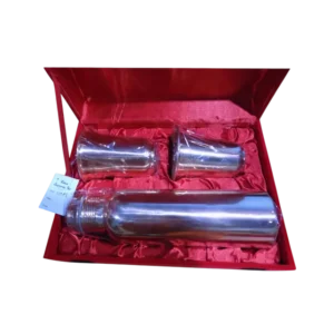 copper bottle with two glass tumber set