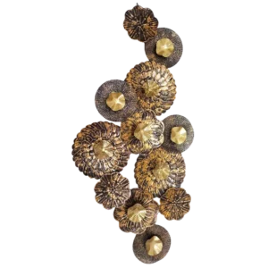 decorative iron floral wall art