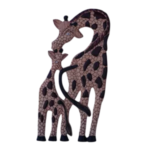 giraffe aluminium wall art decor