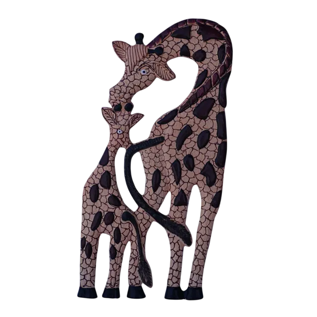 giraffe aluminium wall art decor
