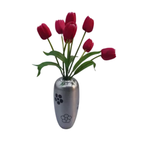 home decorative aluminium flower vase