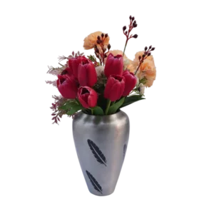 stylish metal aluminium flower vase