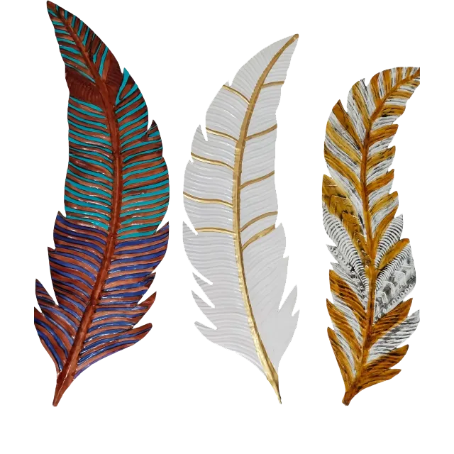 wing design iron wall art
