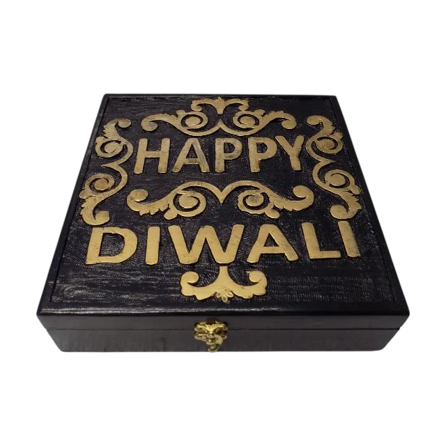 wooden snack serving gifting box